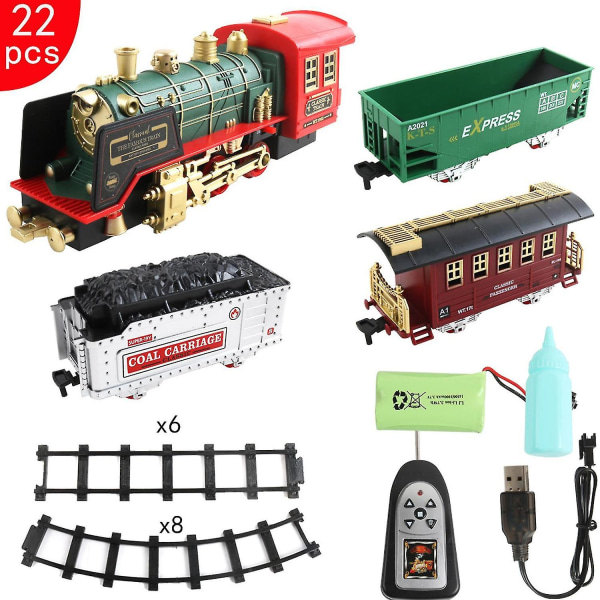 Hot Sale 2023 Electric Christmas Realistic Train Set Kids Toy
