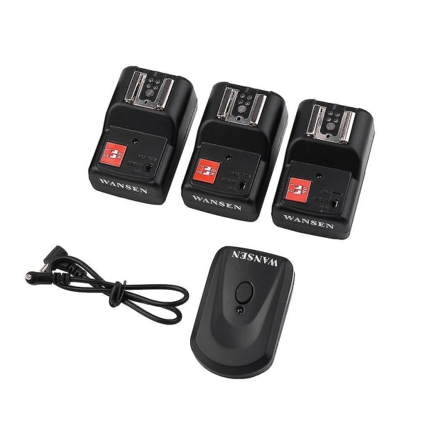 PT-04 Gy 4 Kanals Trådløs Flash Trigger 3 Modtagere