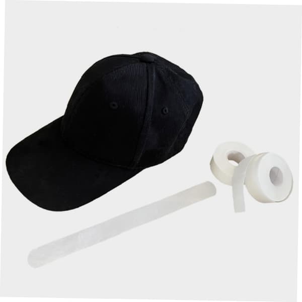 5 st hatt svettskydd krage svettabsorberande remsor andningsbara non-woven tyg självhäftande foder