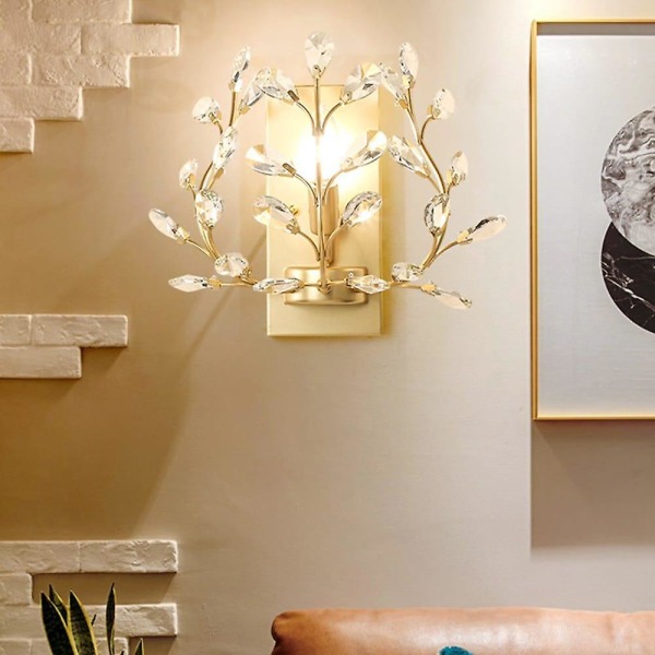 Vintage Crystal Wall Sconce Lighting 3 Lights Dekor