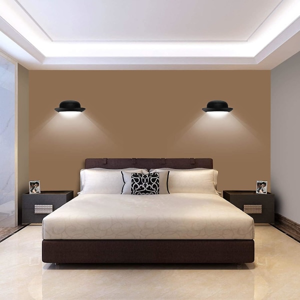 12W Modern LED Vägglampa Vägglampa Vattentät IP65 Aluminium LED Väggtvättare Inomhus Utomhus För Badrum Sovrum Hall Vardagsrum Trappor, Svart