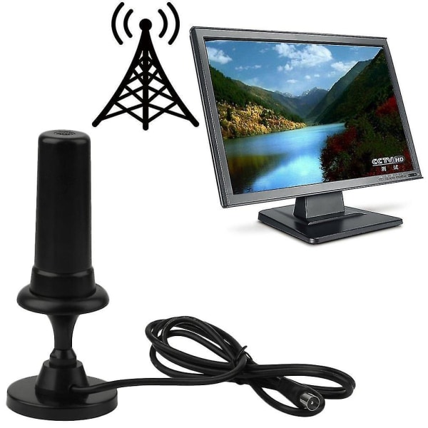 Free View Antenne til Digital DVB-T TV 36 Db Auto TW36