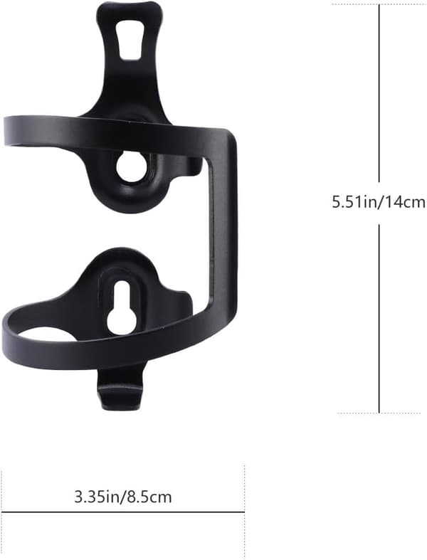 Lett og solid vannflaskeholder i aluminiumslegering med sideåpning