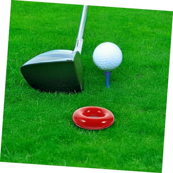 Golf Viktade Svingringar 3st Järn Golf Träningsringar Röda Runda Vikt Tillbehör