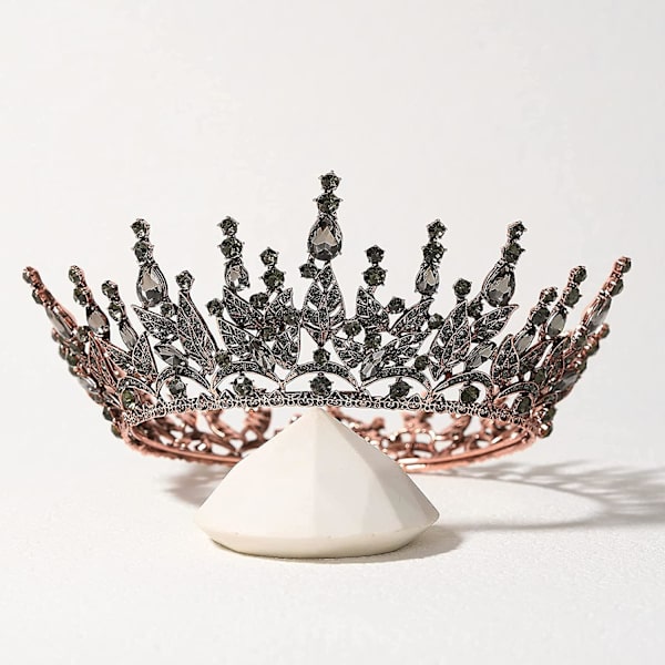 Dronningkrone for kvinner, Rhinestone bryllupskrone