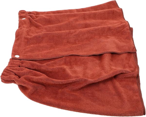 3 stk. absorberende badehåndkle for menn, rutemønster, polyesterfiber, dusjomslag