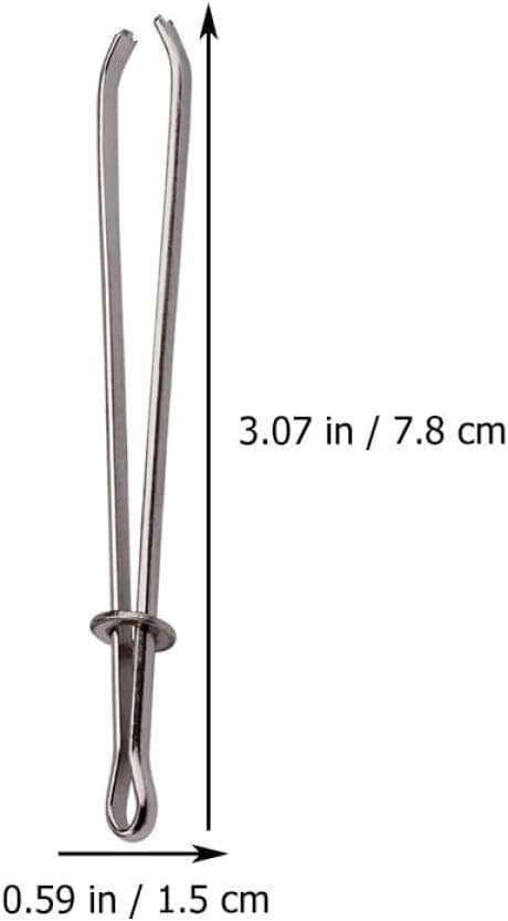 Dragskosnöre och trådledarset för sömnad DIY, 2 metall 1 blå plastbitar
