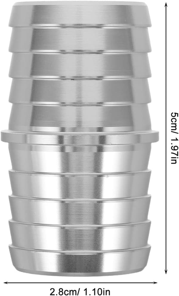 2 stk. kølepladeadapter til aluminium kølevæskeslangeforbindelse til reparation af bilvarmeradiator