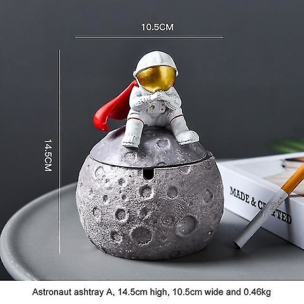 Astronautti tuhkakupillinen Luova Koti Piirretty Avaruus