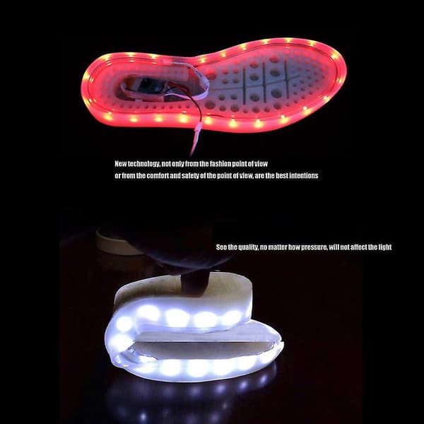 LED Børnesko USB Opladning Lysende Sko