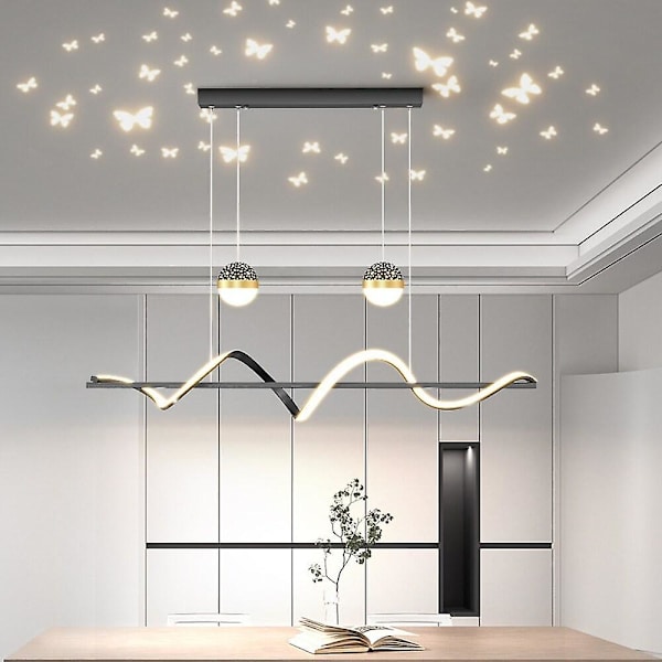 100cm Pendellampe LED Butterfly Projektor Nordisk Kreativ
