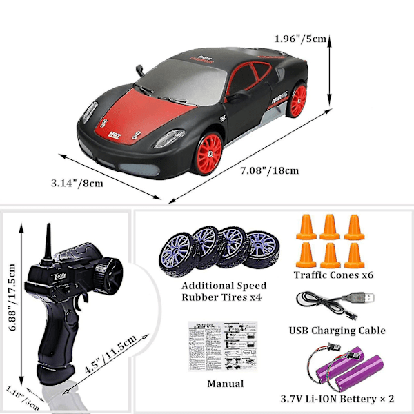 RC Driftbil Black