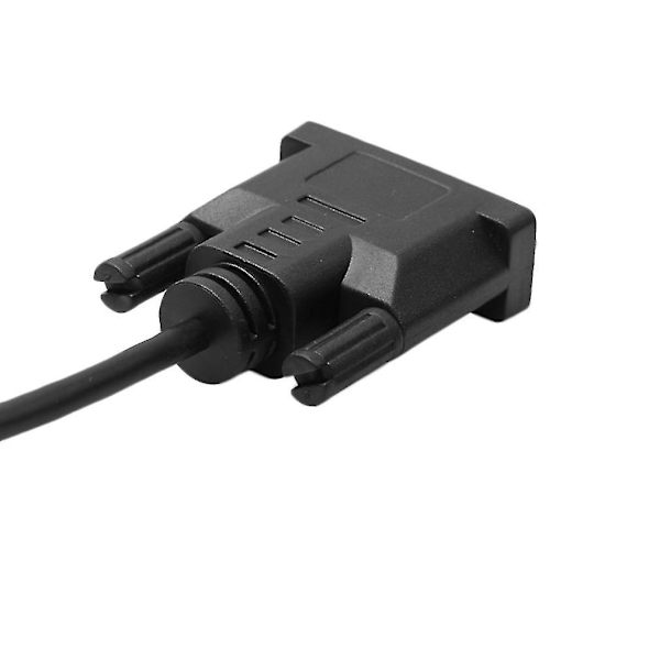 1m Guldpläterad HDMI till DVI 24 Kabel Hane Konverterare