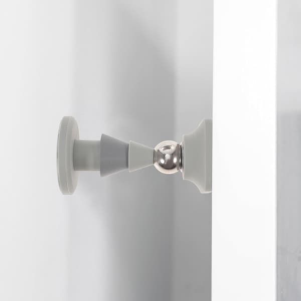 Magnetisk dørstopper gulvmontert liten silikon dørstopper for hjemmebad leilighet gulvmontering