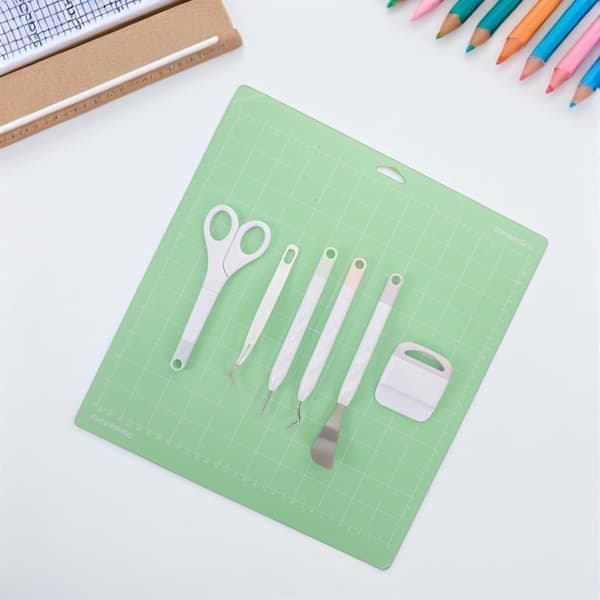Kit for weeding vinyl with grip handle, 6pcs craft cutting tools set