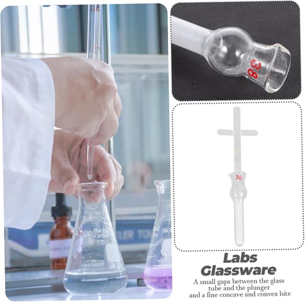0,5 ml glashomogenisator til væv til laboratorier Præcisionscellekværningsudstyr Robust glastilbehør