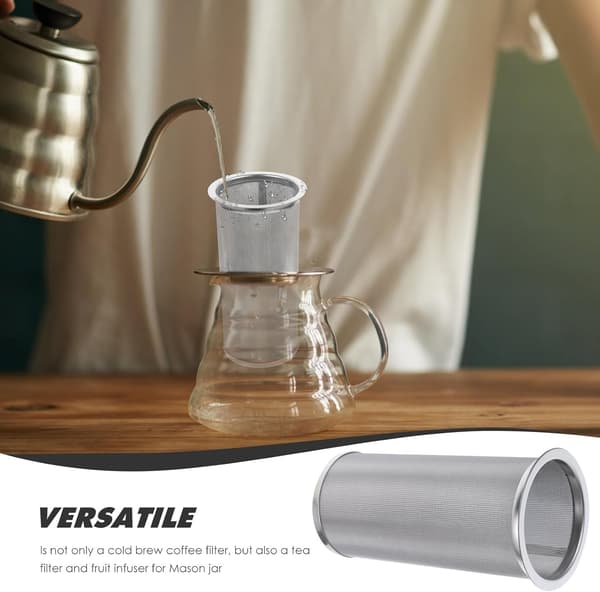 Te Filter Kaffefilter Rustfrit Stål Enkelt og Generøst Design Let at Bruge Alsidigt