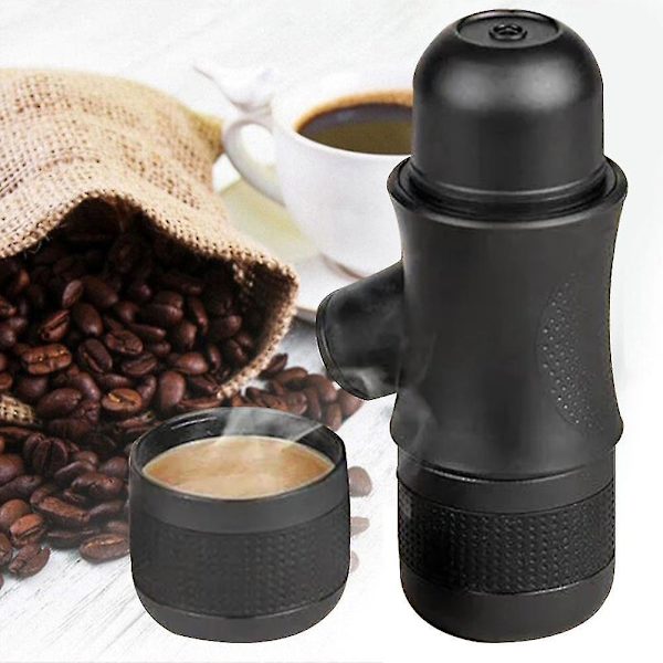 Bærbar Manuel Kaffemaskine Mini Espresso Kværn