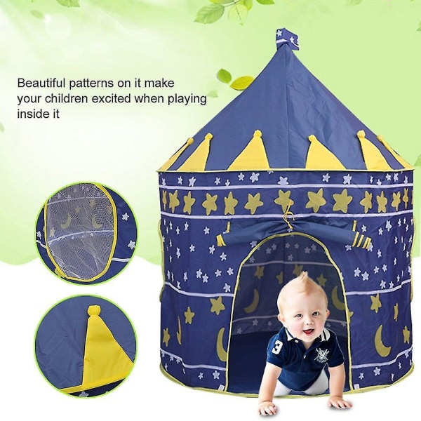 Foldbar Måne & Stjerner Barnespill Leketelt