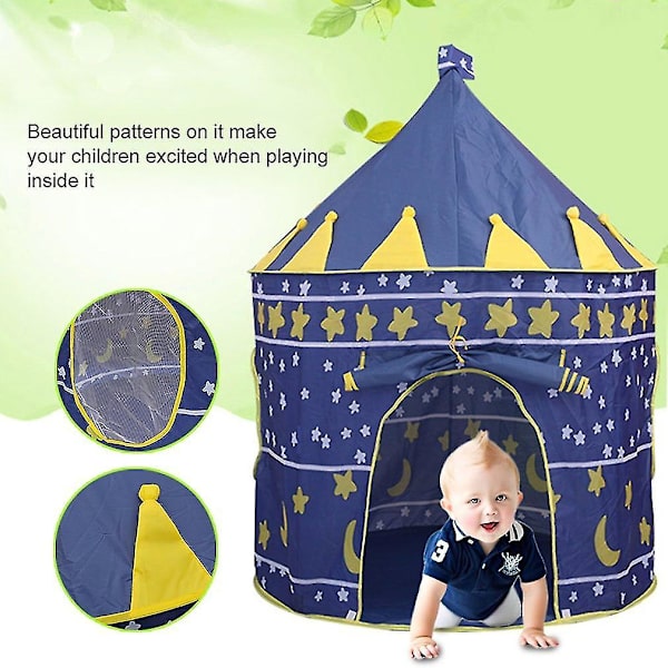 Foldbar Måne & Stjerner Børnelegetelt