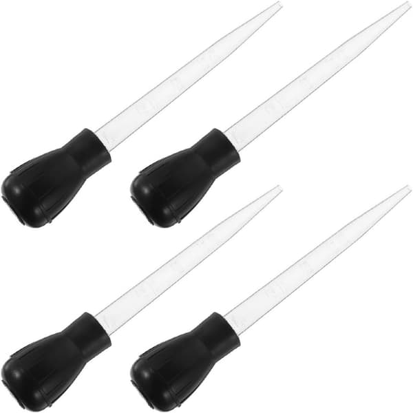 4 stk BBQ-penselsett for grillet mat med termoplastisk gummi og polystyrenmateriale
