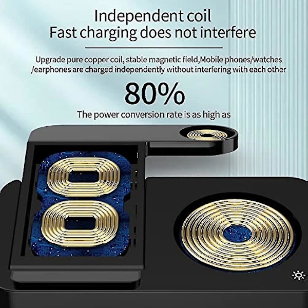 Trådløs Lader for Samsung-enheter Galaxy S22 Lading