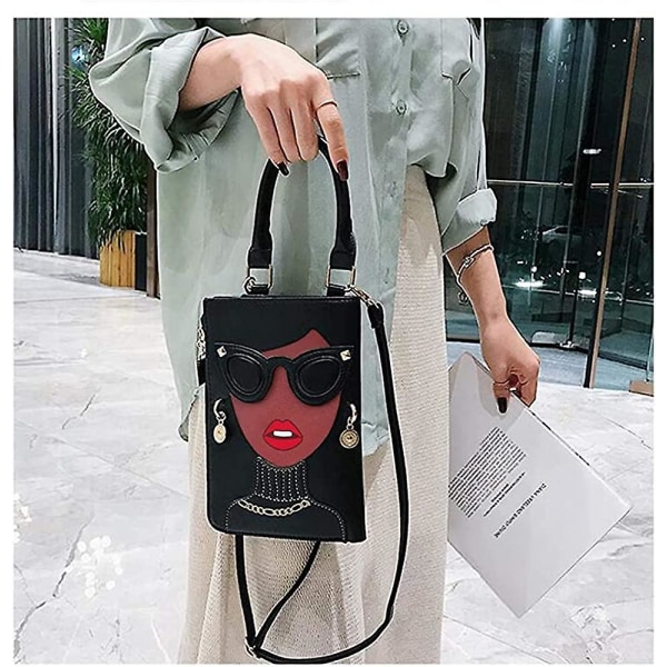 Nyhed Personlig Kvinders 3D Dame Designer Læder Top Håndtag Satchel Håndtasker Tote Pung