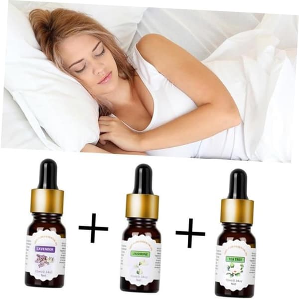 3 stk. Aromaterapi Æterisk Olie Vandopløselig Diffuser Olie til Luftfugter Søvnhjælpemidler