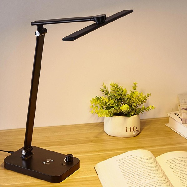 Led Smart Bord Skrivebord Leselys Sammenleggbar Dimbar Lampe