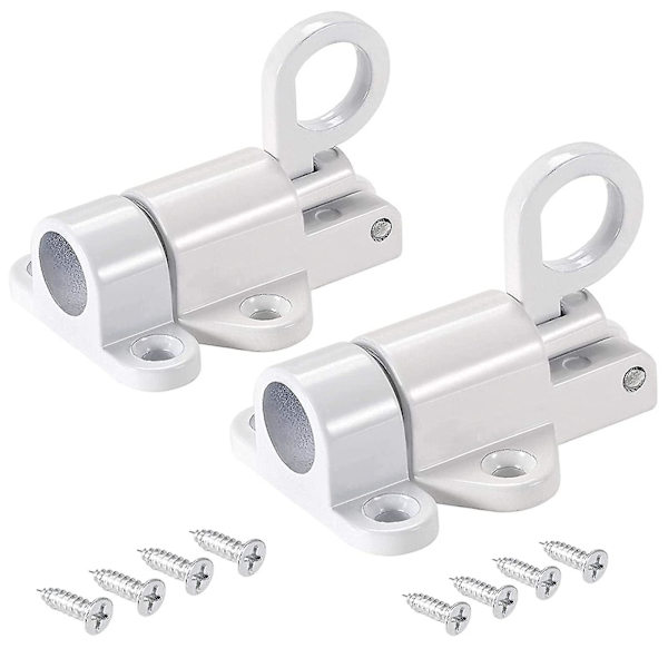 2 stk. Aluminium Lås, Sprett Lås, Fjær Sprett Lås Lås, For Vindu Skur Port