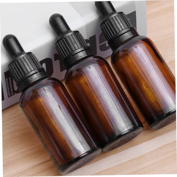 12-pack påfyllningsbar glasoljedroppflaska eterisk oljeparfymflaska tom för DIY-aromaterapi