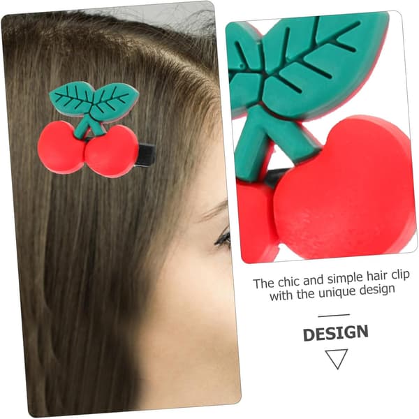 2 sæt frugthårnåle til drenge og piger Hårtilbehør Piger flade hårspænder til styling Hårnåle Tilbehør