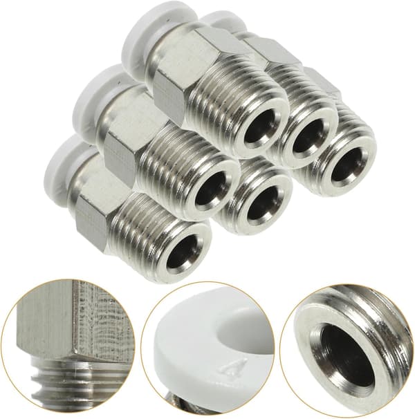10 stk. skriverkobling, rørkobling, skriveradapter for