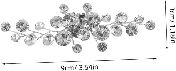Avtakbare Rhinestone Skoklips Glitrende Brudeskospenne Tilbehør