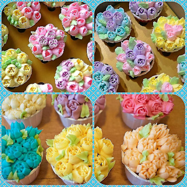 Russisk Sprøytetipssett Kakedekorasjonsutstyrsett Blomsterfrostingtipssett 12 Glasurmunnstykker 2 Koblinger 2 Bladtips 1 Silikonpose 10 Bakevarer-yuhao