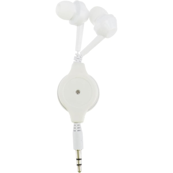 3 st Infällbara Hörlurar Lätta 3,5 mm Hörlurar In-ear Hörlurar med Infällbar Kabel