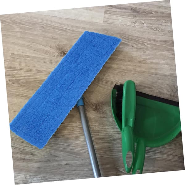 Korallfleece Moppdynor Ersättning 2-pack Tvättbara Golvmoppdynor Återanvändbar Påfyllning