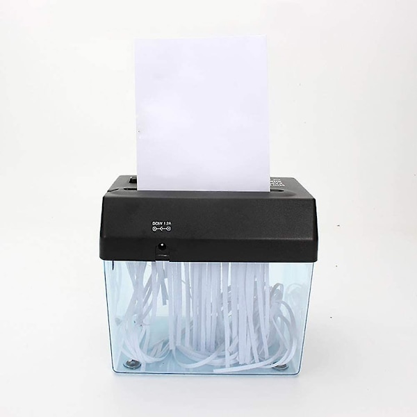 Automatisk Mini Bærbar Stribe Papirkurv Elektrisk A6 Foldet A4 USB Papirshredder