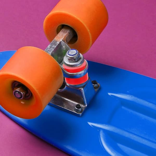 4 stk. PU-gummibøsninger til firehjulede skateboards og longboards