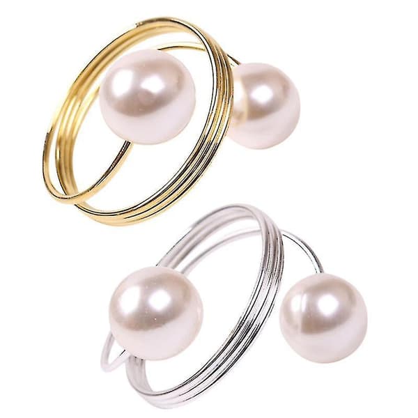 2 stk. Servietringe af Papir, Servietringe, Diamant Servietringe