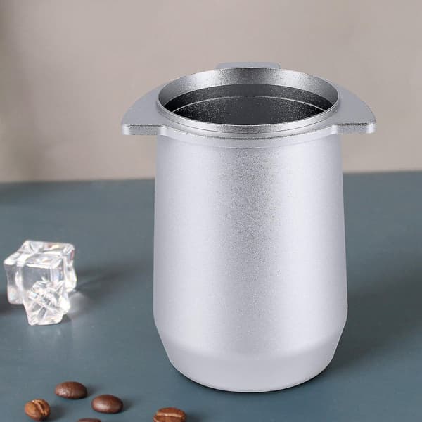 Kaffedosisbeholder Tilbehør til 54mm Espressomaskine Sølv