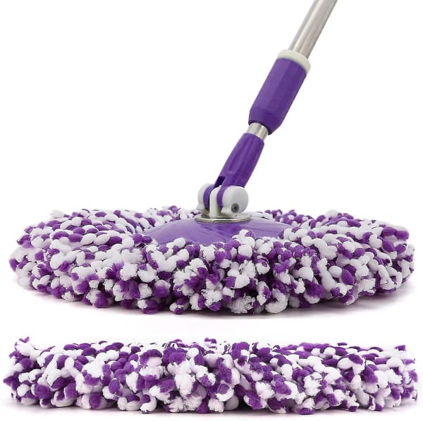 3 Erstatningsmopp Mikrohode Fyll For 360 Spin Magic Mop - Mikrofiber Erstatningsmopphode - Rundt