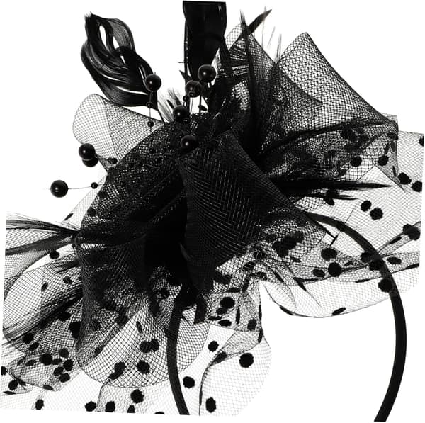 Fascinator Pannebånd for Kvinner Brude Mesh Hodeplagg Blomsterpannebånd