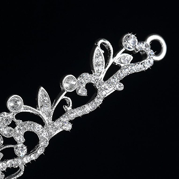 Hääprinsessan Kristalli Tiara Hääkruunu Hiuskoriste