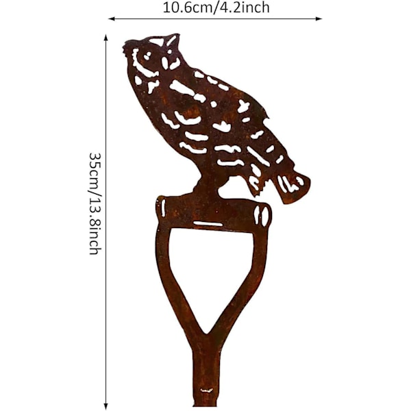 Rustne Metaldyr - Jern Og Rustne Dyresilhuetter - Kunstneriske Metaldyrestatuer Havepynt
