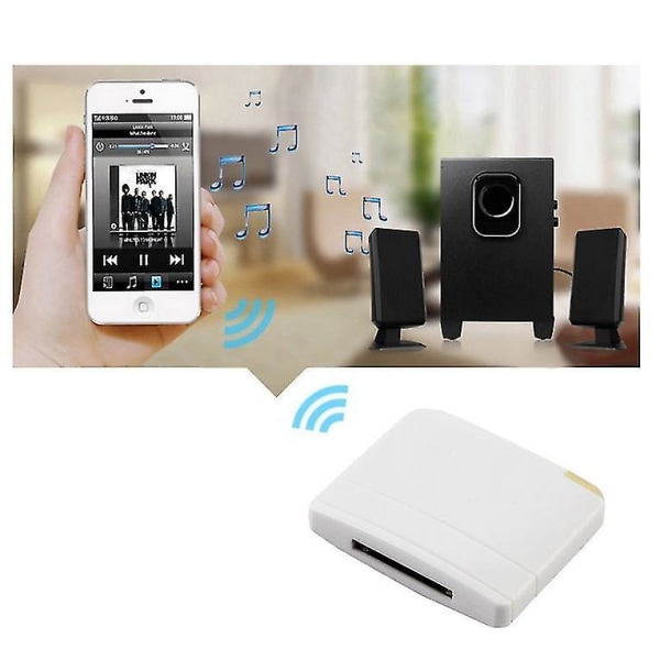 Bluetooth A2DP Musikkmottaker for iPod iPhone Dock