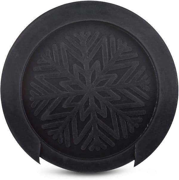 Ljudhålsöverdrag för akustisk gitarr, svart gummiblock, diameter, gitarr-dämpare, feedback-buster, ljudhålsöverdrag