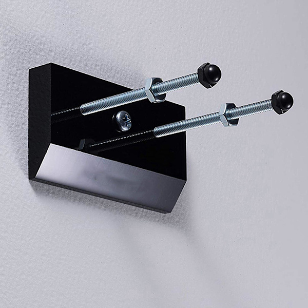 2x Ghost Hanger Skateboard Seinäasennus Kansi Näyttö Luksus Skateboard Säilytysteline, valkoinen-yuhao
