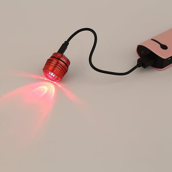 USB-oppladbart baklys med 3 moduser for sykkel