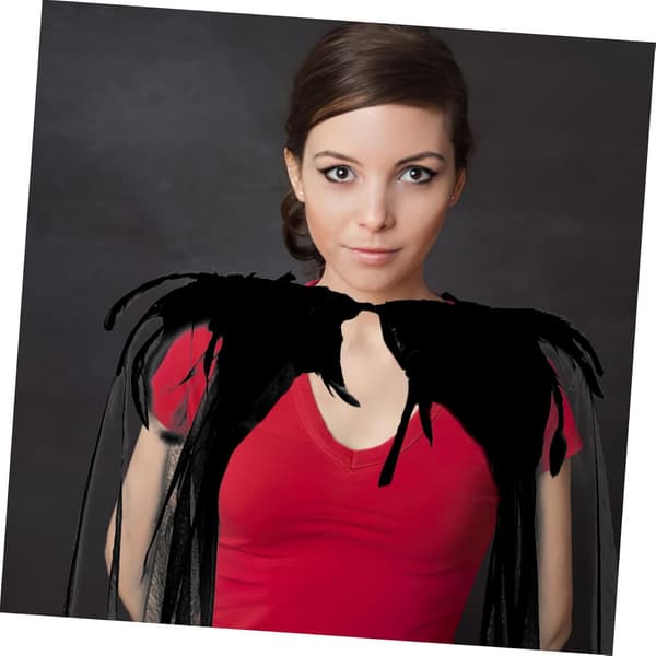 Halloween Reaper Kappe Sort Tyl Spøgelseskappe til Vampyr Performance Kostume Bindelukning